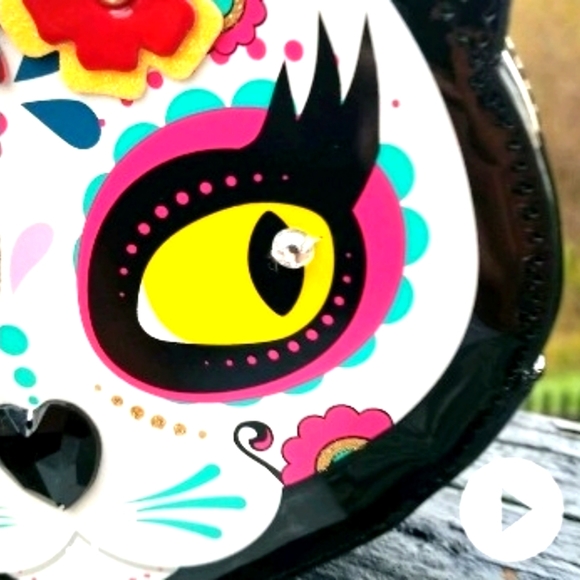 Betsey Johnson Meow Sugar Skull Kitty - Picture 7 of 7